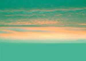 Green Sky II by Ricky Dean A1 High Quality Canvas Print - Picture 1 of 1