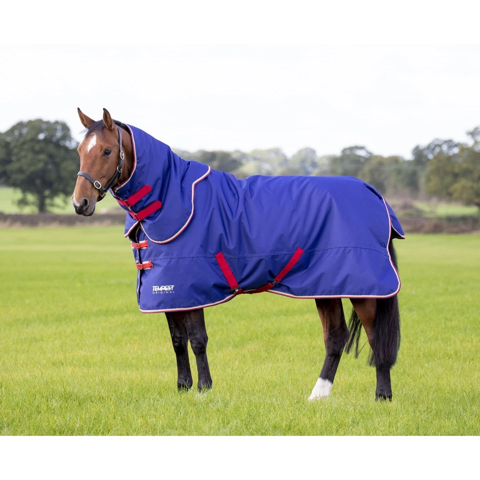 Shires Tempest Original Horse 100 Turnout Rug & Neck - Navy Blue - Image 1 of 1