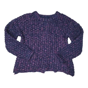 DUNNES STORES Girls Round Neck Acrylic Pullover Jumper Size 5 Years Multicolor - Picture 1 of 7