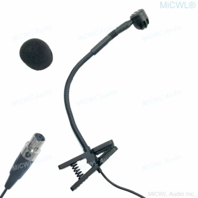 e600 Gooseneck Instrument Drum Microphone for Shure PGX SLX ULX Mic Transmitter - Image 1 of 4