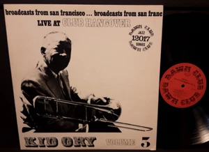 KiD ORY LiVE AT CLUB HANGOVER VOL. 3 JAZZ ViNYL LP RECORD ALBUM DAWN CLUB LABEL - Picture 1 of 4