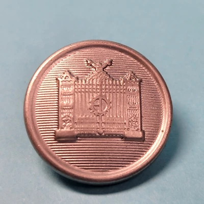 Brooks Brothers Replacement Front Button Silver Tone Castle Gate Blazer Craft - Image 1 of 4