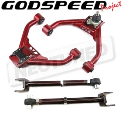 GODSPEED ADJUSTABLE FRONT+REAR CAMBER ARM KIT FOR G37 COUPE/SEDAN 2008-13 - Image 1 of 4