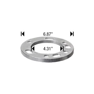 (1PC) 5&6 LUG 1/2 INCH THICK WHEEL SPACERS FITS 5X5.5 6X5.5 DODGE CHEVY FORD - Picture 1 of 1