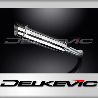 Silenciador de escape redondo de acero inoxidable de 14" deslizable BMW F800S 2006-2011 Foto 1 de 4