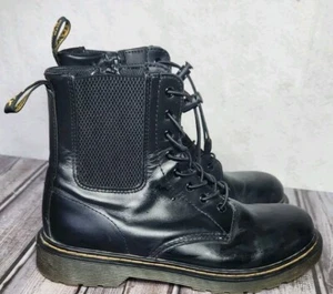 Dr. Martens Harpery Junior 1460 Leather Combat Boot US Sz Junior 5 - Picture 1 of 6