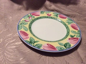 VILLEROY & BOCH "A ROSE " VITRO- PORZELLAN DINNER SWITCH PLATE 10 1/2" - Picture 1 of 5
