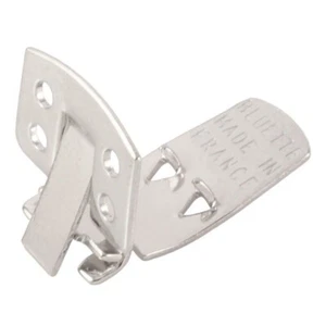 12 Steel 24x12mm Square Shoe Clips Use like Clip-on Earrings But for Shoes - Picture 1 of 3