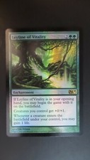 M11 ** Leyline of Vitality (FOIL) ** Mtg Magic (EX/SP)