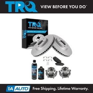 TRQ Front Brake Pad & Rotor Kit Fits 2004-2009 Nissan - Picture 1 of 11