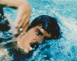 Mark Spitz REAL hand SIGNED Photo #3 COA Autographed Olympic Swimmer - Picture 1 of 2