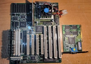 Chaintech 5IEM M101 - Pentium-S 133MHz - 64MB EDO RAM + S3 VIRGE DX - Zdjęcie 1 z 14