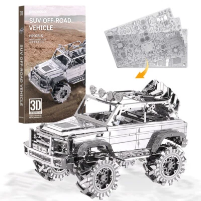 Piececool 3d Modellbausätze SUV Offroad Vehicle Metallpuzzle Christmas Geschenke
