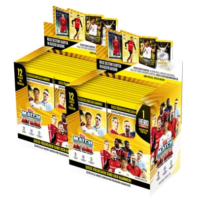 TOPPS Match Attax Champions League 2024/25 - Tarjetas coleccionables - 2 pantallas (48 potenciadores)
