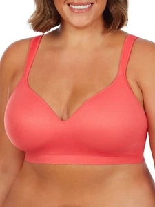 Secret Treasures Nahtloser Bügelloser Komfort Koralle BH Neu mit Etikett - Bild 1 von 7
