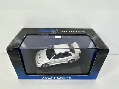 AutoArt Mitsubishi Lancer Evo VI 1/43 blanco difícil de encontrar Foto 1 de 4