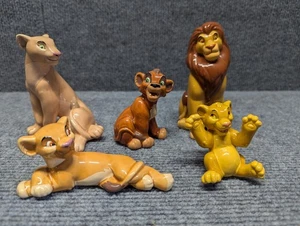 Lion King Porcelain Figurines Rare Set - FIVE as shown - Nala Simba Kovu Kiara - Picture 1 of 11