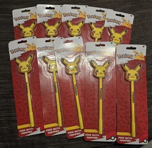 Innovative Designs - Pokemon PEN mit Pikachu Topper - Neu in Box. 10er Set!!! - Bild 1 von 3