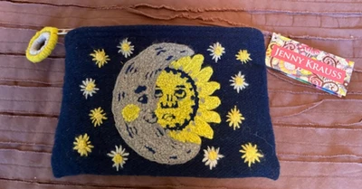 Nuevo con etiquetas Bolsa Sundance/Jenny Krauss Floral Bordada Sol y Luna Foto 1 de 3