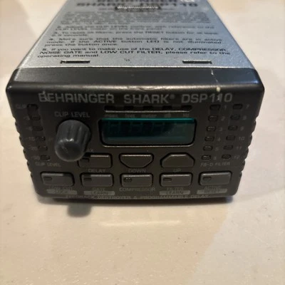 Behringer Shark DSP110 Digital Multi-Function Signal Processor - READ NO AC  - Image 1 of 4
