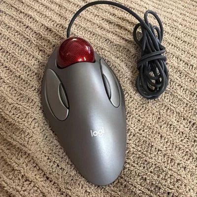 Logitech Trackman Marble USB T-BC21 Mouse (804377-0000) - Image 1 of 2