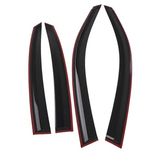 4PC Window Rain Shield Set for HYUNDAI ELANTRA 2017-2020 Smoke Visors - Picture 1 of 11