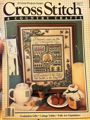 Cross Stitch & Country Crafts Counted  Magazine  May/June 87 - Image 1 of 4