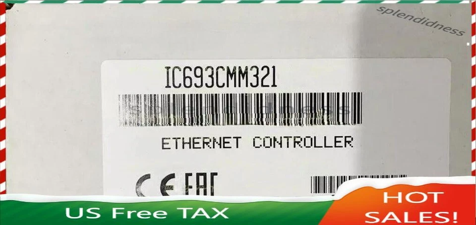 New In Box GE IC693CMM321 Fanuc Ethernet Controller Module IC693CMM321 - Image 1 of 1