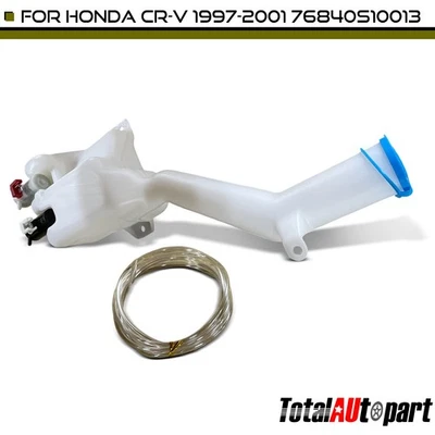 Windshield Washer Reservoir with Pump & Cap for Honda CR-V 1997 1998 1999-2001 - Image 1 of 4