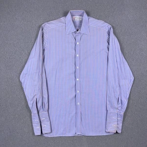 Turnbull & Asser Dress Shirt Mens 16.5 - 42 Striped French Cuff Made in England - Picture 1 of 11