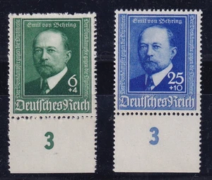Deutsches Reich MNH ** 760-1 SC B186-7 von Behring - Picture 1 of 1