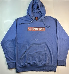 Powell Peralta Skateboard Supreme Hooded Hoody Sweatshirt Black Men’s Large Y2K - Picture 1 of 6