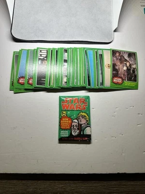 1977-78 Topps STAR WARS зеленый серии 4 полный набор из 66 карт с #207 C-3PO - Изображение 1 из 4