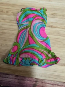 Vintage 1968 Mattel Barbie #1822 "SWIRLY CUE" Kleid - Bild 1 von 5