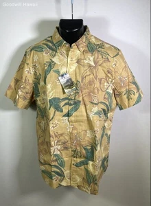 REYN SPOONER Button Hawaiian Aloha Tropical Shirt Men - Size L -NWT - Picture 1 of 3