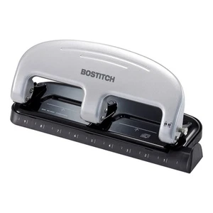 Bostitch EZ Squeeze 3-Loch Locher 20 Blatt Kapazität reduzierter Aufwand NEU IM KARTON - Bild 1 von 2
