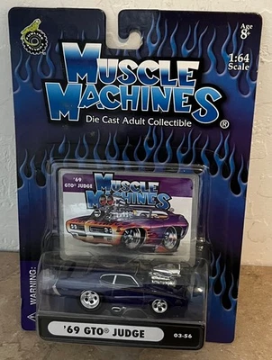 Muscle Machines 1969 GTO Judge 1:64 Die-Cast 03-56 - Image 1 of 4