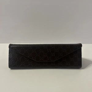 GUCCI Faltbare Brille Sonnenbrillen Etui GG Monogram Braun Italy Trifold Triangle - Bild 1 von 7