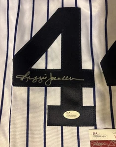 Maglia firmata Reggie Jackson Mr October Jsa Sticker Coa  - Foto 1 di 10