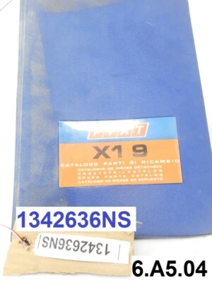 Catalogo cartaceo parti di Ricambio Auto d’epoca per Fiat X19 2° edizione - Immagine 1 di 4