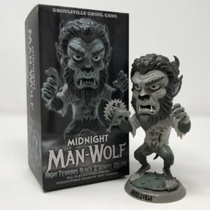 Werwolffigur Sammlerstück Halloween Horrorfilm Monster Gothic schwarz weiß - Bild 1 von 2