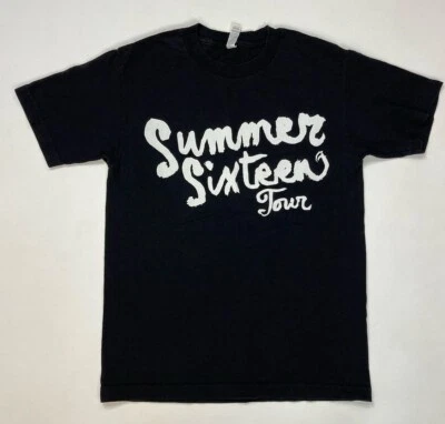 Camiseta Drake Summer Sixteen Tour Gráfica Mujer Pequeña Negra Manga Corta Música Foto 1 de 4