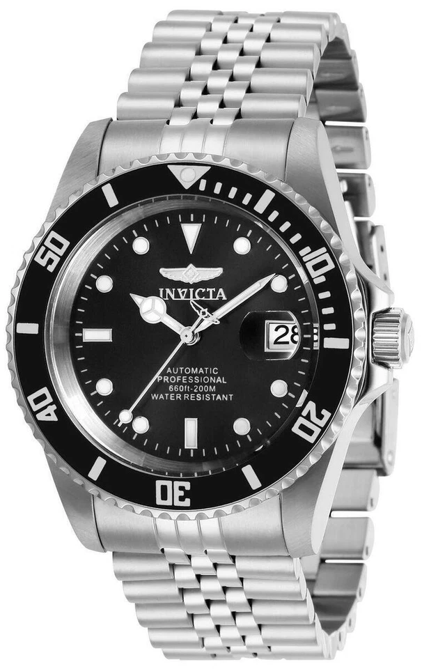 Invicta Pro Diver 42mm Cassa di Acciaio Argenta con Cinturino di Acciaio Argento Orologio da Polso per Uomo - 29178