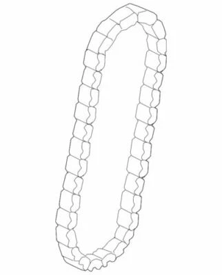 Cadena de distribución del motor izquierdo Ford Explorer Mustang 1997-2007 OEM NUEVO 7U3Z-6A257-A Foto 1 de 2