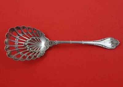 Empire by Whiting Sterling Silver Ice Spoon 8 5/8" Heirloom Serving Silverware - Image 1 of 3
