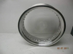New Custom Chrome Polished Aluminum 16 x 5 Rim 40 Spoke Wheel Rim Hole Harley - Picture 1 of 3