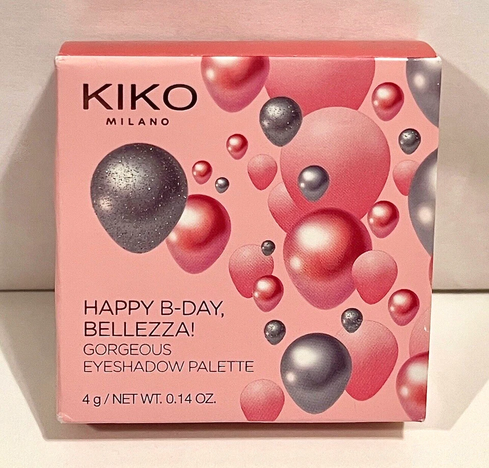KIKO MILANO FELIZ DÍA B BELLEZZA! PRECIOSA PALETA DE SOMBRAS DE OJOS .14 OZ / 4 G NETO WT Foto 1 de 4