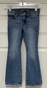 Old Navy Girl's Mid-Rise Boot-Cut Blue Jeans Size 7 Girls - Picture 1 of 3