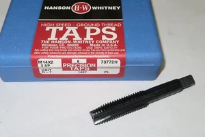 HANSON WHITNEY 14mm x 2 D7 Metric M14 Spiral Point 3 Flutes Plug Oxide Tap USA - Picture 1 of 2