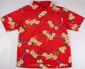 Vintage Hilo Hatties Hawaii Brand Rainbow Flowers Print Hawaiian Shirt Mens L/XL - Picture 1 of 7